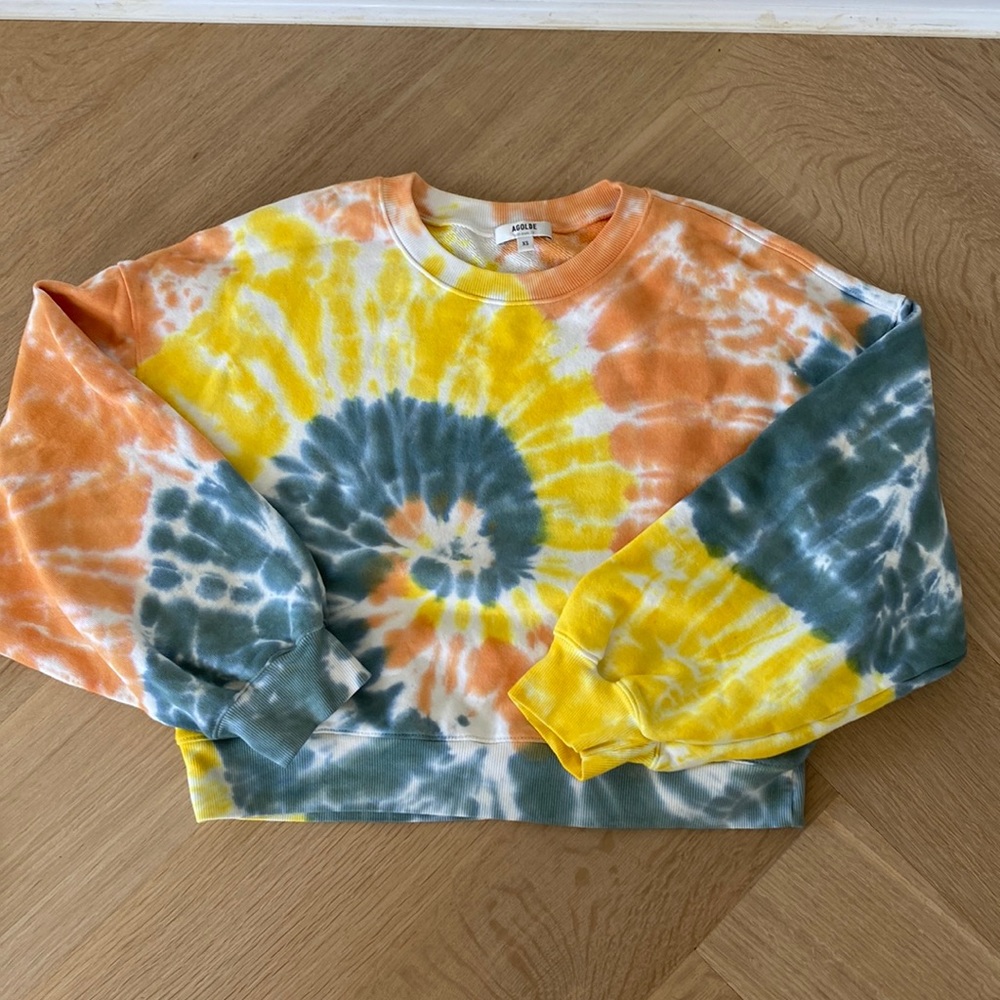 Agolde tie-dye sweatshirt-XS